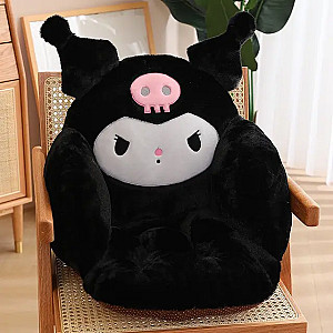 Kuromi Cute Cartoon Thick Plush Bench Cushion