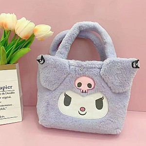 Kuromi Cute Cartoon Soft Tote Bag