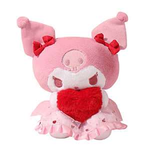24cm Pink Kuromi Red Heart Cartoon Stuffed Toy Plush