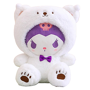 22-32cm Purple Kuromi Sanrio Bear Cosplay Stuffed Animal Plush (Copy)