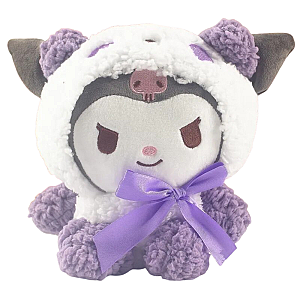22CM Purple Kuromi Bear Cosplay Stuffed Animal Plush