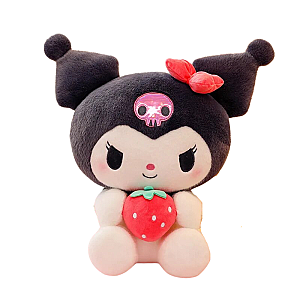 40-60cm Black White Kuromi Strawberry Stuffed Animal Plush