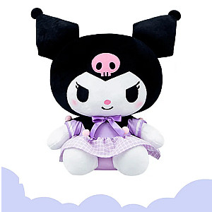 38cm Black Kuromi Cartoon Stuffed Toys Plush
