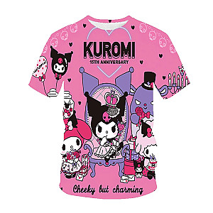Kuromi Cartoon 15th Anniversary 3D Print T-shirts