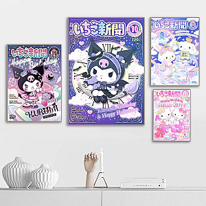 Kuromi Cute Cartoon Room Decor Posters